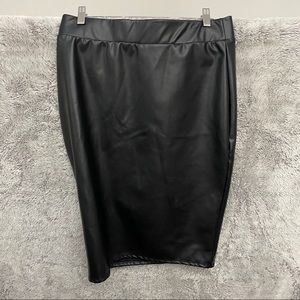 Torrid Faux Leather Skirt